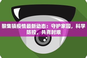 黎集镇疫情最新动态：守护家园，科学防控，共克时艰