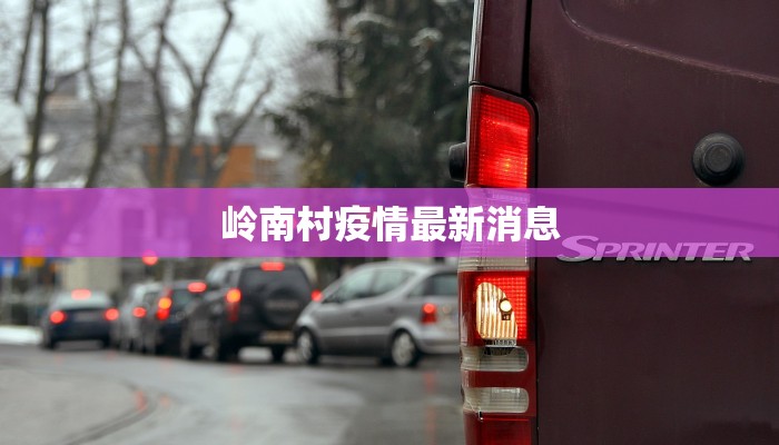 岭南村疫情最新消息 岭南村疫情最新消息